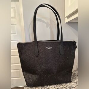 NWT Kate spade sparkly large tote bag